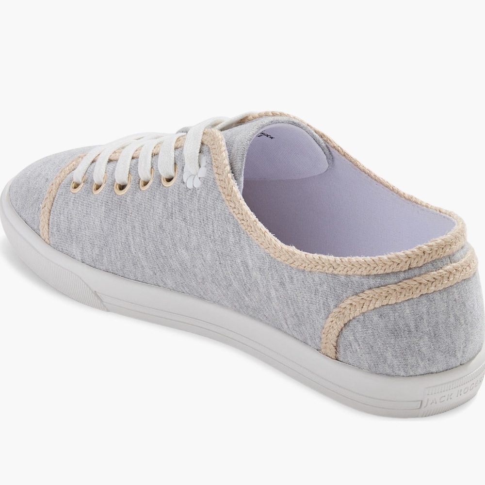Jack Rogers Gray Jersey Lia Rope sneakers. Size 10. Brand new in box. - Picture 4 of 11